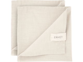 ERNST textil szalvéta, 40x40 cm, 100% pamut, bézs 2db