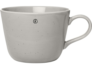 ERNST teáscsésze 50cl, d12 h9 cm, porcelán, homokszürke