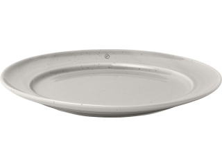 ERNST tányér, d22 h2.5 cm, porcelán, homokszürke