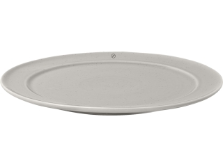 ERNST tányér, d27 h2.5 cm, porcelán, homokszürke