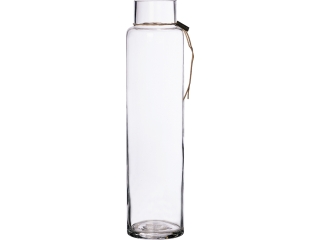 ERNST váza, d11 h45.3 cm, üveg, átlátszó