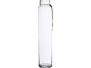 ERNST váza, d12 h59.5 cm, üveg, átlátszó