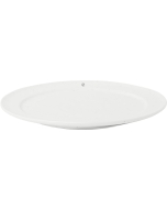 ERNST tányér, d27 h2.5 cm, porcelán, krémfehér