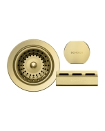 Schock szűrőkosár, távműködtető gomb és túlfolyó takaró SIGD100 WATD100 White Gold
