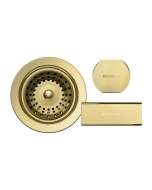 Schock szűrőkosár, távműködtető gomb és túlfolyó takaró SIGD150-D200 HONN200 White Gold