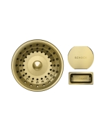 Schock szűrőkosár, távműködtető gomb és túlfolyó takaró GREN100S-N100-N100L-N100XL White Gold