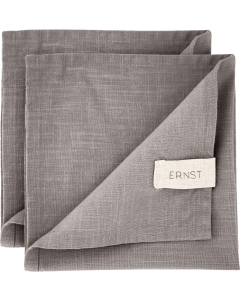 ERNST textil szalvéta, 40x40 cm, 100% pamut, szürke 2db