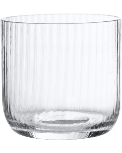 ERNST vizespohár 25cl, d8 h7.5 cm, bordázott üveg, átlátszó 2 db