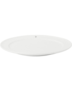 ERNST tányér, d27 h2.5 cm, porcelán, krémfehér