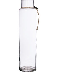 ERNST váza, d11 h45.3 cm, üveg, átlátszó
